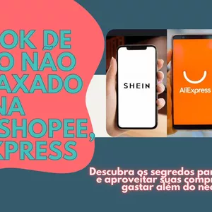 Imagem de capa para o Ebook COMO NÃO SER TAXADO NA SHOPEE,ALIEXPRESS,SHEIN