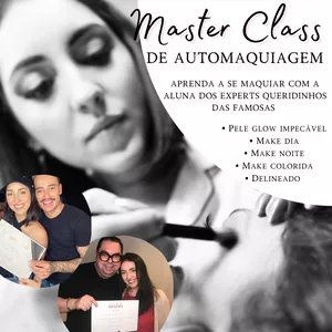 Imagem do curso Master Class de Automaquiagem por Bia Goldfeld
