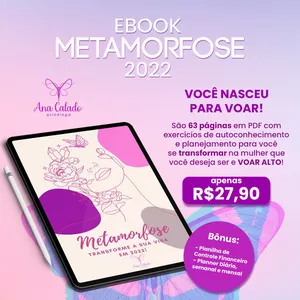 Imagem de capa para o Ebook Ebook Metamorfose 2023