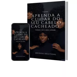 Imagem de capa para o Ebook CUIDADOS COM CABELOS CACHEADOS 