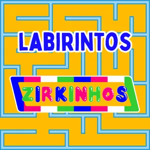 Imagem de capa para o Curso online Labirintos para resolver e brincar - Zirkinhos