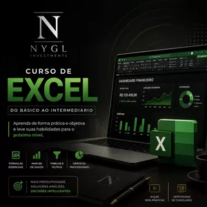 Imagem do curso Curso de Excel do Zero ao Intermediário Aplicado ao Mercado