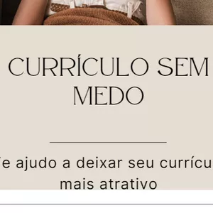 Imagem de capa para o Ebook Modelo de currículo e E-book LinkedIn sem medo