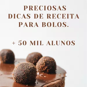 Imagem de capa para o Ebook 10 dicas de receitas de bolo 