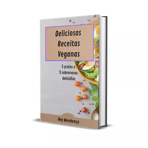 Imagem de capa para o Ebook E-Book Deliciosas Receitas Veganas