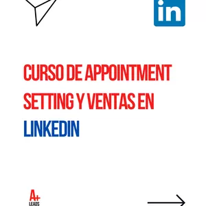 Imagen de portada para Curso online Curso de Appointment Setting y Ventas + Linkedin 