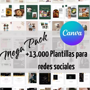 Imagen de portada para Curso online MEGA PACK + 13.000 plantillas para redes sociales