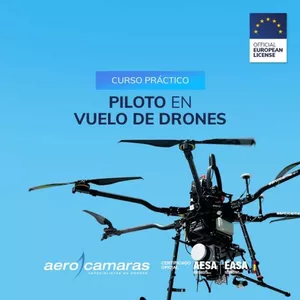 Imagen de portada para Curso online Curso práctico de vuelo de drones
