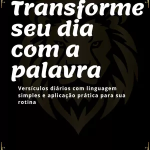 Imagem de capa para o Ebook Transforme Seu Dia com a Palavra