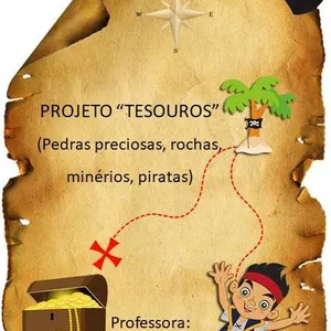 Imagem de capa para o Ebook Projeto Minérios - Pedras - Rochas - Tesouros - Educação Infantil 