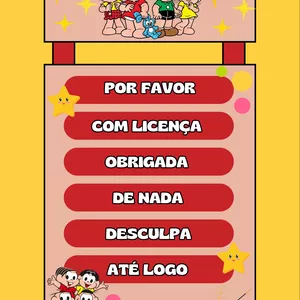 Imagem de capa para o Ebook Palavrinhas Mágicas - Turma da Mônica