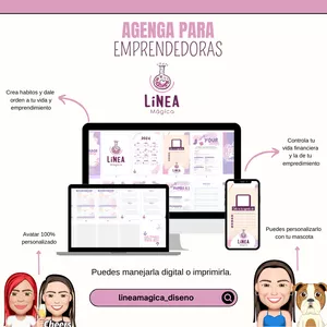 Imagen de portada para Ebook Planner linea magica 2024