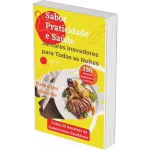 Imagem de capa para o Ebook Jantares Inovadores para Todas as Noites