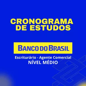 Imagem de capa para o Ebook Cronograma BB 2025/2026 - Escriturário Agente Comercial