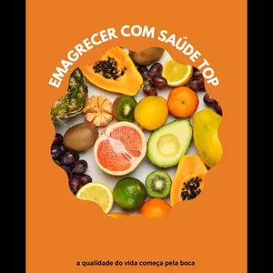 Imagem de capa para o Ebook Emagreca Com Saúde Top