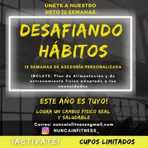 Imagen de portada para Curso online Reto 12 semanas "Desafiando Hábitos" (Asesoría Personalizada Online)