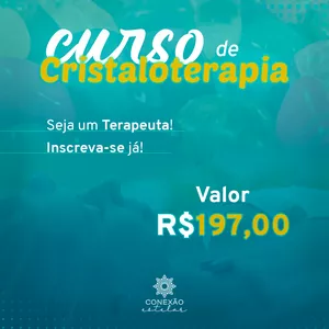 Imagem de capa para o Curso online Curso de Cristaloterapia