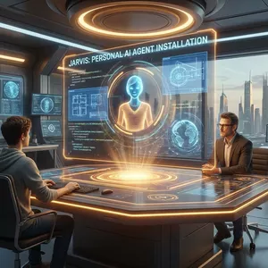 Imagem de capa para o Ebook Consultoria Online de Instalação do agente de IA JARVIS