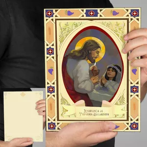 Imagem de capa para o Ebook Lembrança de primeira Eucaristia - menina (A4) 