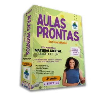 Imagem de capa para o Ebook Aulas Prontas 3° série EM | 3° Bimestre