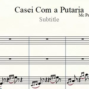 Imagem de capa para o Ebook Casei Com a Putaria