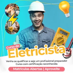 Imagem de capa para o Curso online Eletricista 