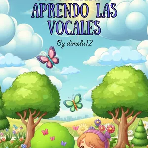 Imagen de portada para Ebook Libro de actividades para aprender vocales: Ideal para niños en edad preescolar