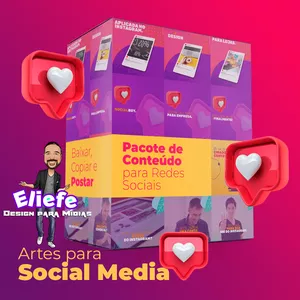Imagem de capa para o Ebook 120 Artes para Social Media