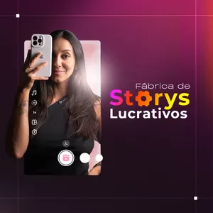 Imagem de capa para o Curso online Fábrica de Stories Lucrativos