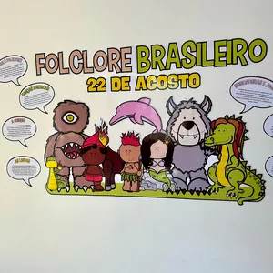 Imagem de capa para o Ebook Painel  Folclore Brasileiro.