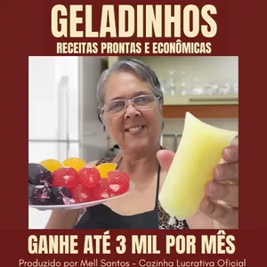 Imagem de capa para o Ebook GELADINHOS RECEITAS PRONTAS E ECONÔMICAS