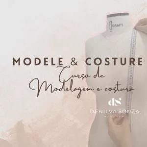 Imagem de capa para o Curso online MODELE &amp; COSTURE _Curso de Modelagem Plana Feminina e Costura