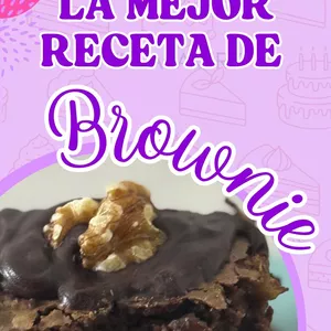 Imagen de portada para Ebook LA MEJOR RECETA DE BROWNIE 