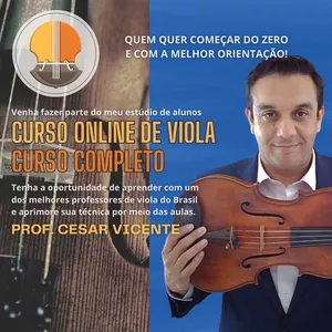 Imagem de capa para o Curso online Curso COMPLETO de Viola Clássica - Nível Iniciante