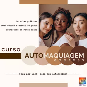 Imagem de capa para o Curso online Curso de Automaquiagem Express