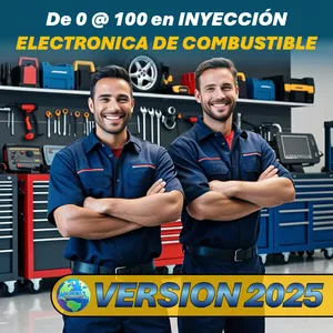 Imagen de portada para Curso online De 0 @ 100 en SISTEMAS DE INYECCION ELECTRONICA DE COMBUSTIBLE