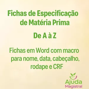 Imagem de capa para o Curso online Fichas de Especificação de Matéria-Prima para Farmácias de Manipulação