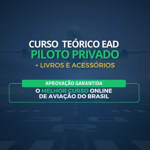 Curso Curso Teórico de Piloto Privado + Livros e Acessórios