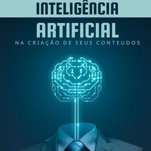 Imagem de capa para o Ebook Prompts - Criação de conteúdo com Inteligência Artificial 