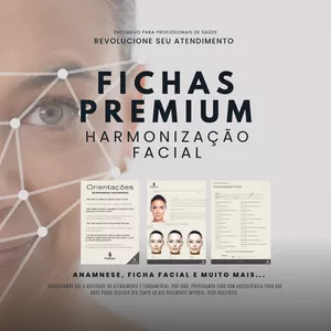 Imagem de capa para o Curso online Fichas Premium de atendimento para Harmonização Facial | Full Face Academy