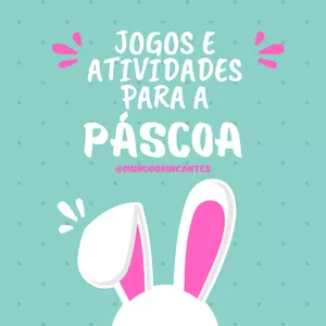 Imagem de capa para o Ebook Jogo e Atividades para a Páscoa Mundo Brincantes