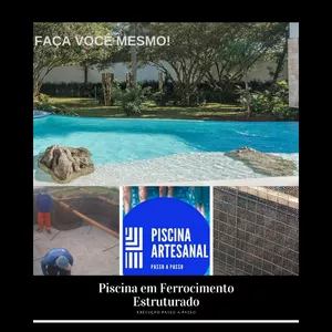 Imagem de capa para o Curso online PISCINA EM FERROCIMENTO ESTRUTURADO: Faça Você mesmo!