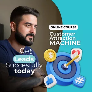 Cover image for Online course CUSTOMER ATTRACTION MACHINE + CHATBOT (R)