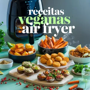 Imagem de capa para o Curso online Receitas Veganas Air Fryer