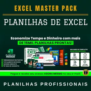 Imagem de capa para o Curso online Excel Master Pack