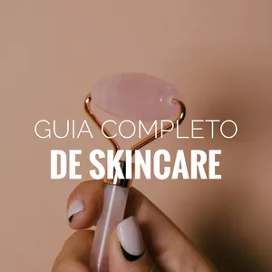 Imagem de capa para o Ebook Guia completo de skincare 