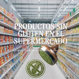 Imagen de portada para Ebook Guía para seleccionar productos sin gluten en el supermercado