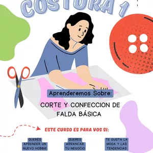 Imagen de portada para Curso online Confección a sobremedida- taller 1: Falda básica (cómo coser una falda a sobremedida)