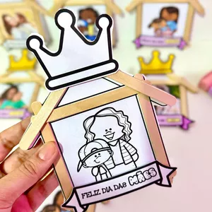 Imagem de capa para o Ebook Atividade Palitos Dia das Mães