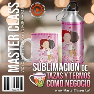 Imagen de portada para Curso online Sublimación de Tazas y Termos como Negocio